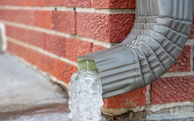 Ice in Downspouts
