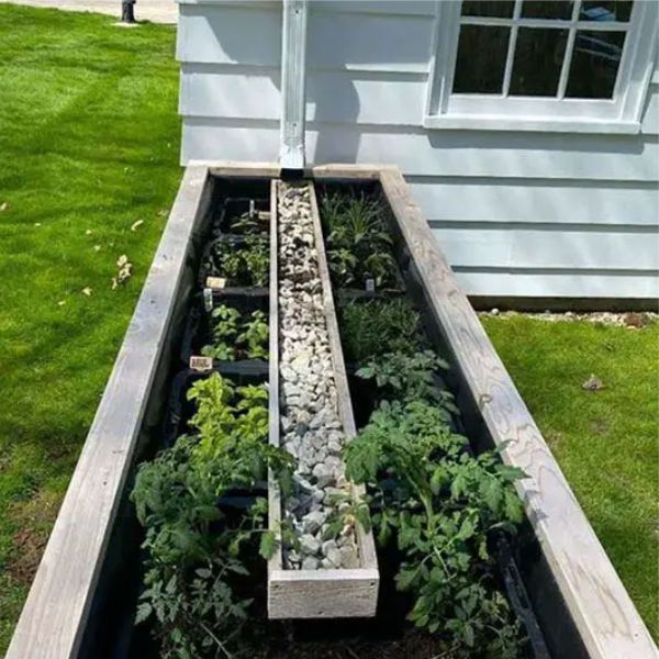 Landscape Downspout Ideas