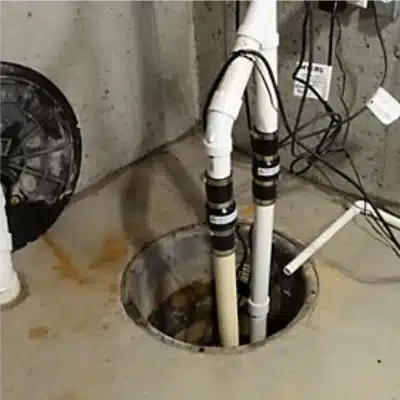 Sump Pump in Basement Floor